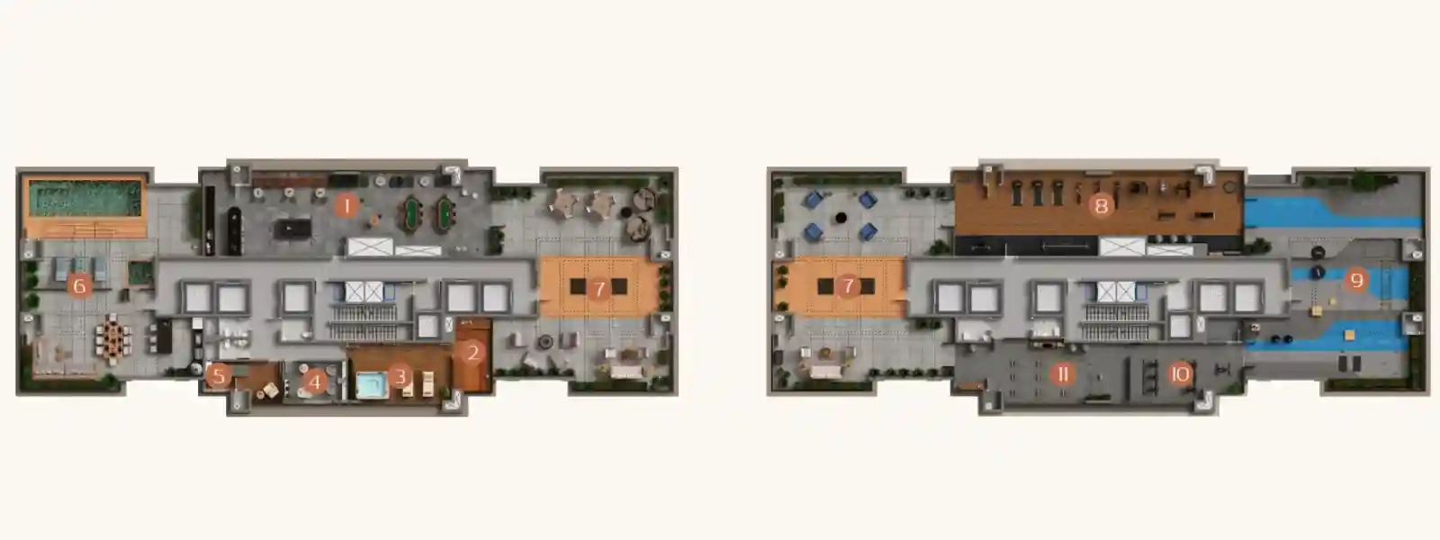 Planta do rooftop